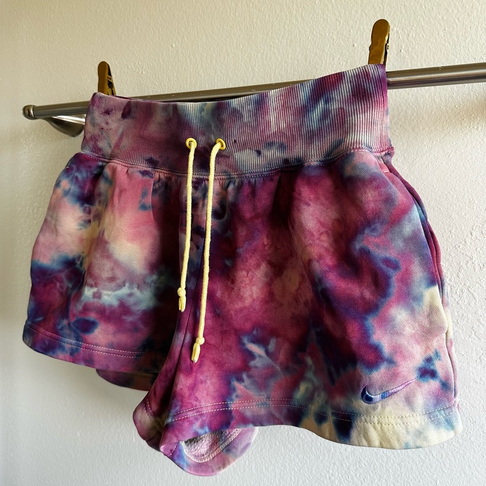 Nike custom made Tie-Dye Athletic Shorts